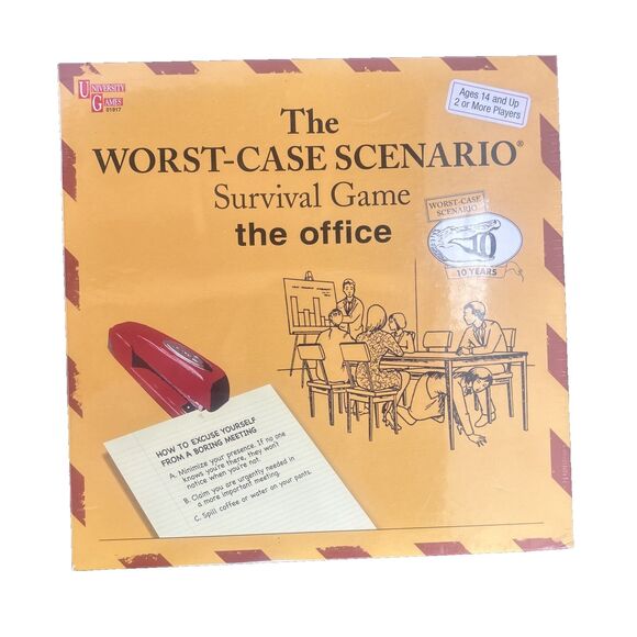 The Worst Case Scenario 14+ The Office Survival Board Game 2009 NEW Sealed - Picture 6 of 6